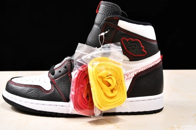 MaikeSneakers Defiant High Air Jordan 1 Yellow